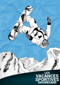 Sensation neige avec le snowboard